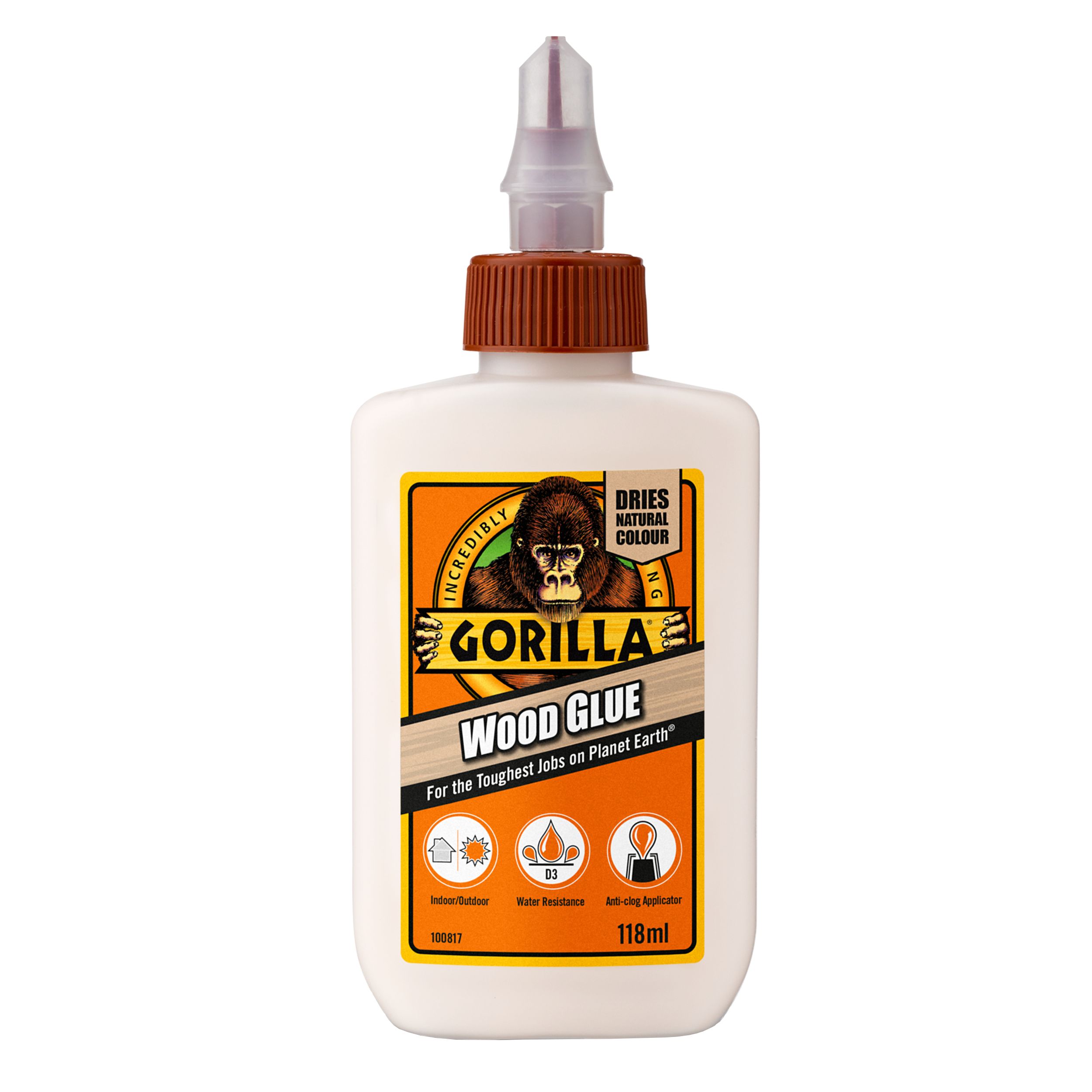 Buy Gorilla Wood Glue, 118ml | DIY At B&Q