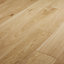 Gosford Natural Oak Real wood top layer Flooring Sample, (W)130mm