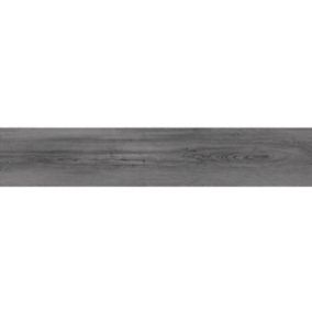 Gospel Dark Grey Wood effect Planks Sample of 1