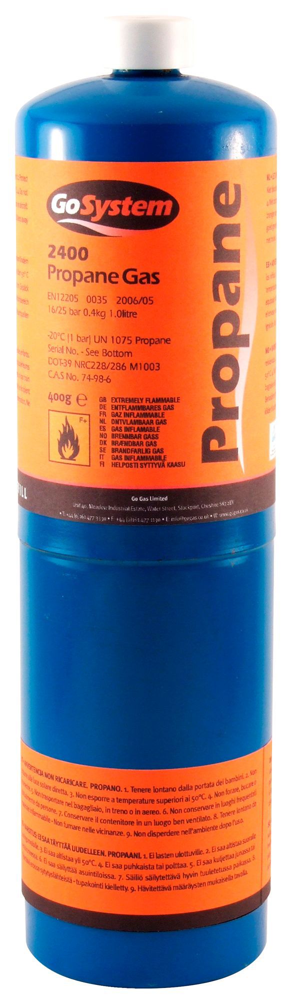 GoSystem Propane Gas cylinder