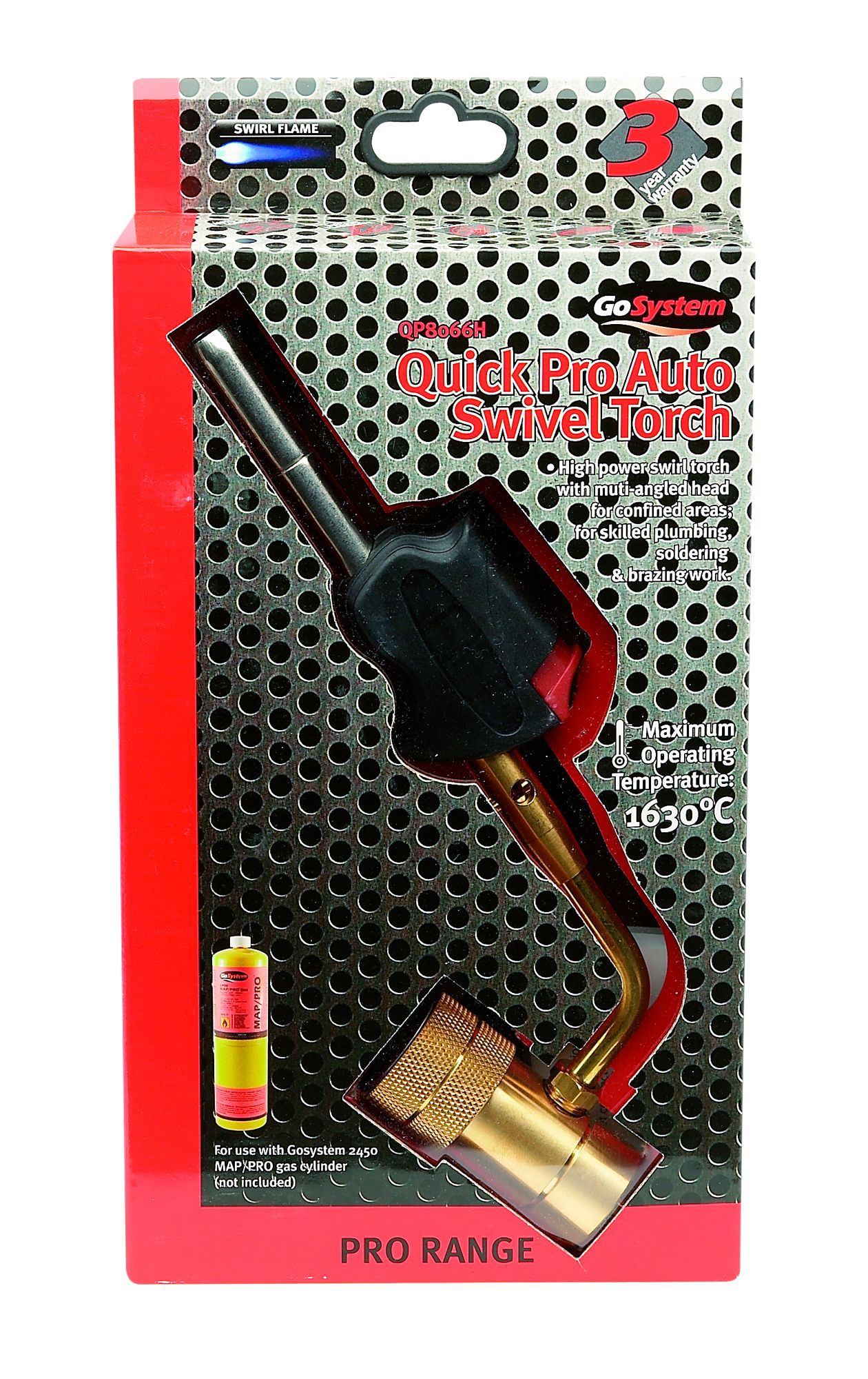 GoSystem Quick-pro Swivel torch QP8066H