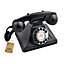 GPO Classic Black Corded Rotary telephone