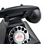 GPO Classic Black Corded Rotary telephone