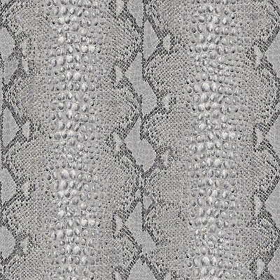 Graham & Brown Grey Snake skin Textured Wallpaper | DIY at B&Q