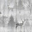 Graham & Brown Superfresco Easy Grey Wood effect Smooth Wallpaper