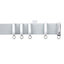 Graham & Brown White Fixed Curtain track, (L)4.6m