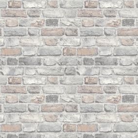 Brick deals wallpaper b&q