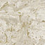 Grandeco Gold Plaster effect Marble Embossed Wallpaper