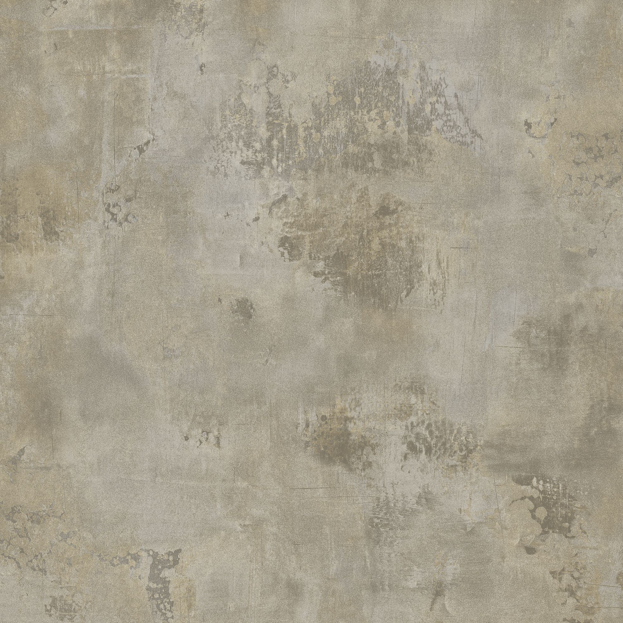 Grandeco Greige Distressed metallic effect Modern Embossed Wallpaper