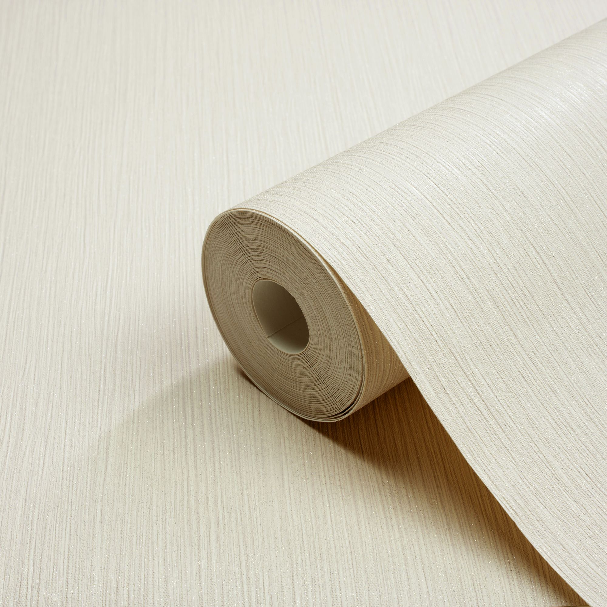 Grandeco Lustre Off White Silver glitter effect Textured Wallpaper