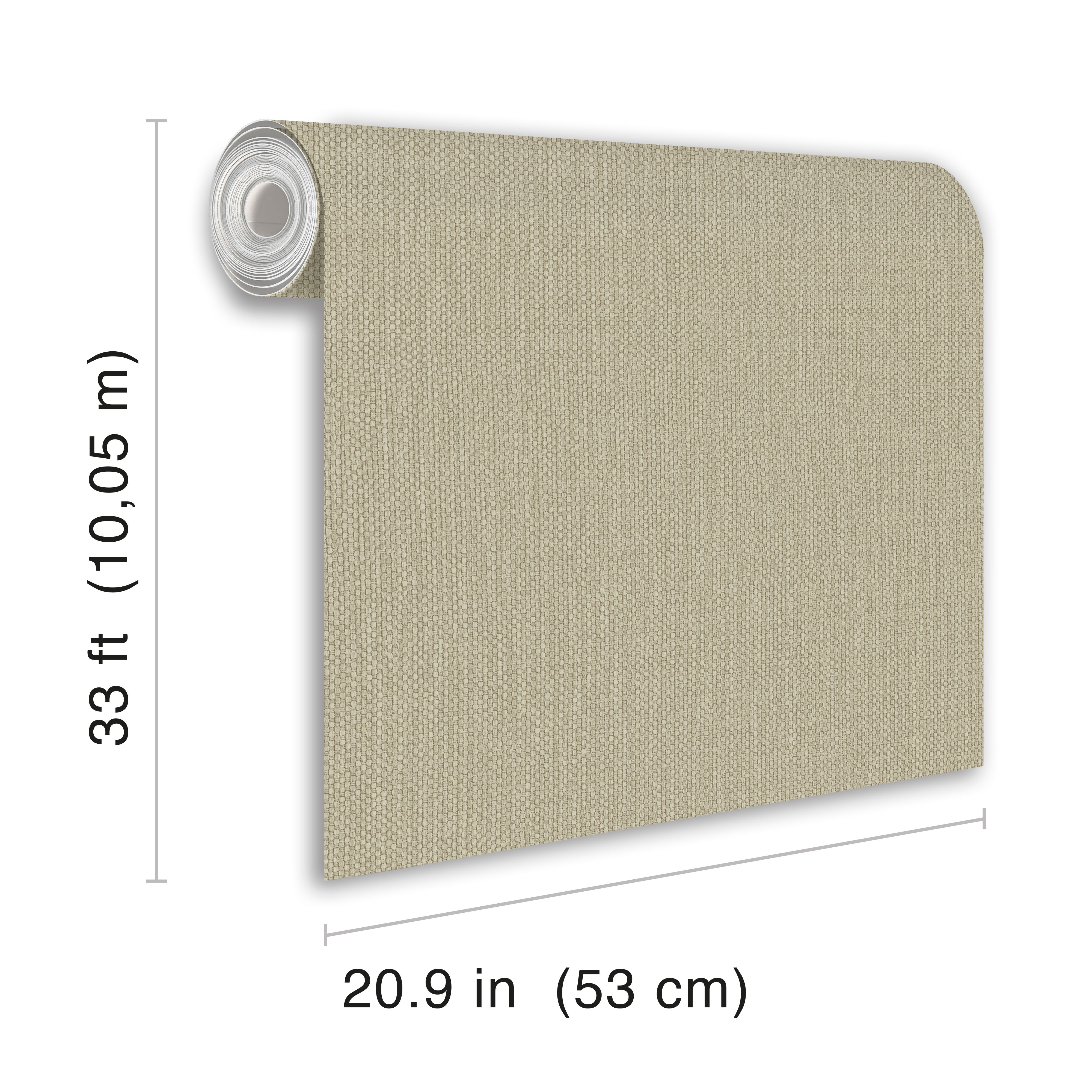 Grandeco Taupe Textured Fabric effect Classic Embossed Wallpaper