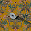 Grandeco Yellow Animal Smooth Wallpaper Sample