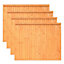 Grange Closeboard Vertical slat Fence panel (W)1.83m (H)1.5m, Pack of 4