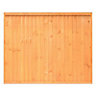 Grange Closeboard Vertical slat Fence panel (W)1.83m (H)1.5m, Pack of 5