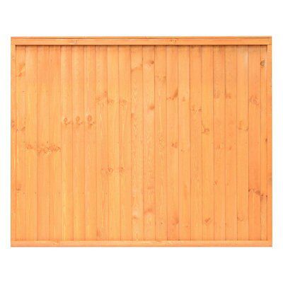 Grange Closeboard Vertical slat Wooden Fence panel (W)1.83m (H)1.8m, Pack of 3