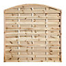 Grange Elite Wooden Fence panel (W)1.8m (H)1.8m, Pack of 4