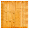 Grange Feather edge 5ft Wooden Fence panel (W)1.83m (H)1.5m, Pack of 4