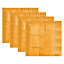 Grange Feather edge Vertical slat Fence panel (W)1.83m (H)1.8m, Pack of 4