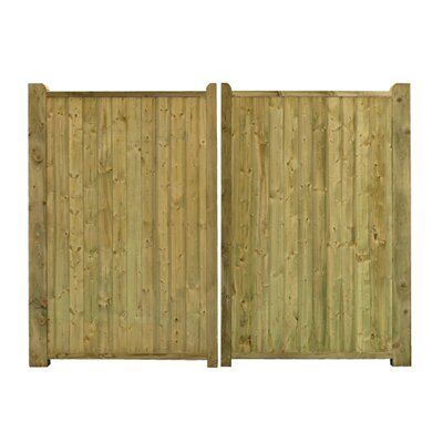 Grange Fortress Timber Fortress Gate, (H)1.8m (W)3m