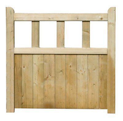 Grange Gates Timber Solid Infill Gate, (H)0.9m (W)0.9m