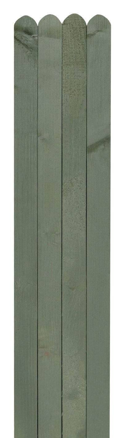Grange Green Square Wooden Fence post (H)1.8m, Pack of 4