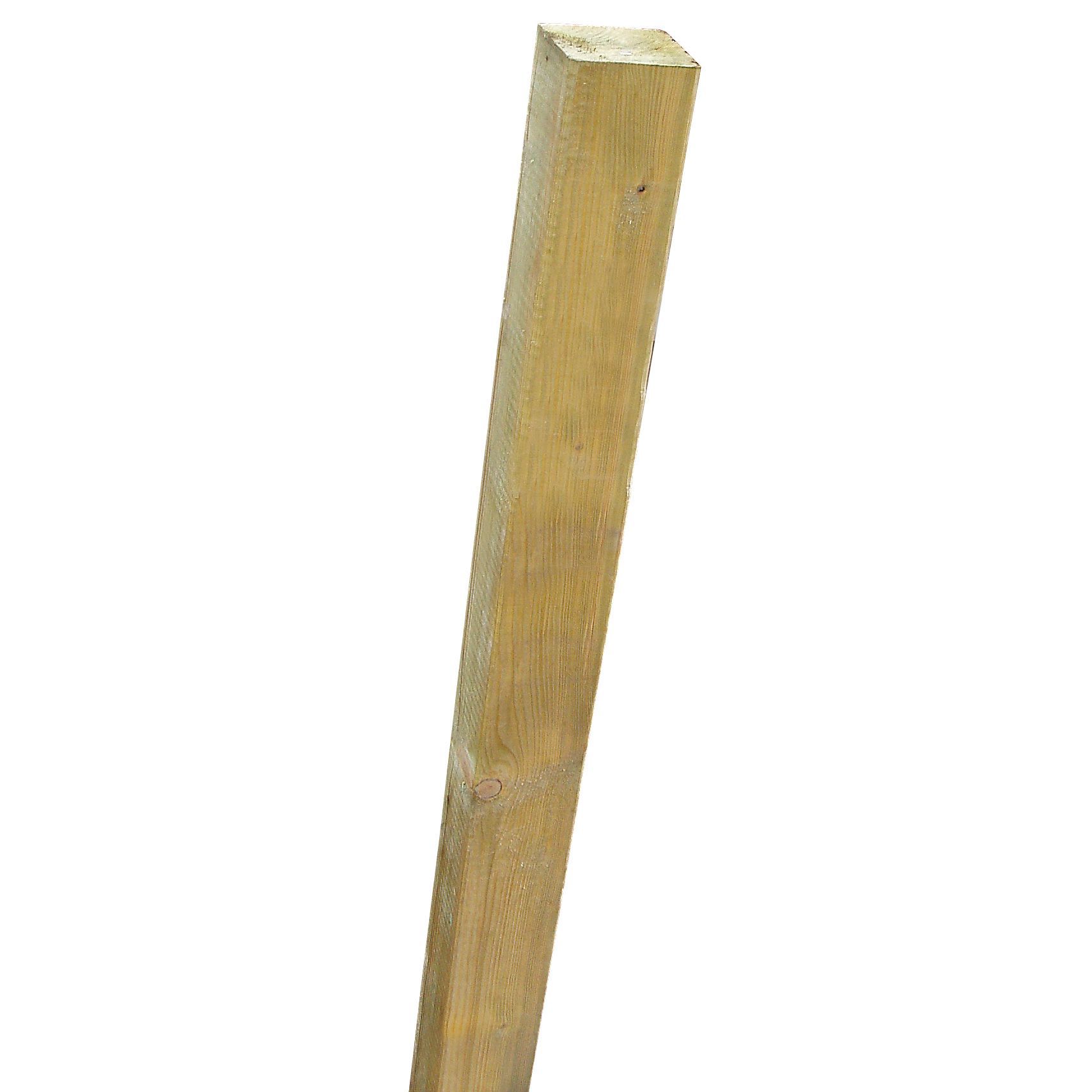 Grange Green Square Wooden Fence post (H)1.8m, Pack of 5