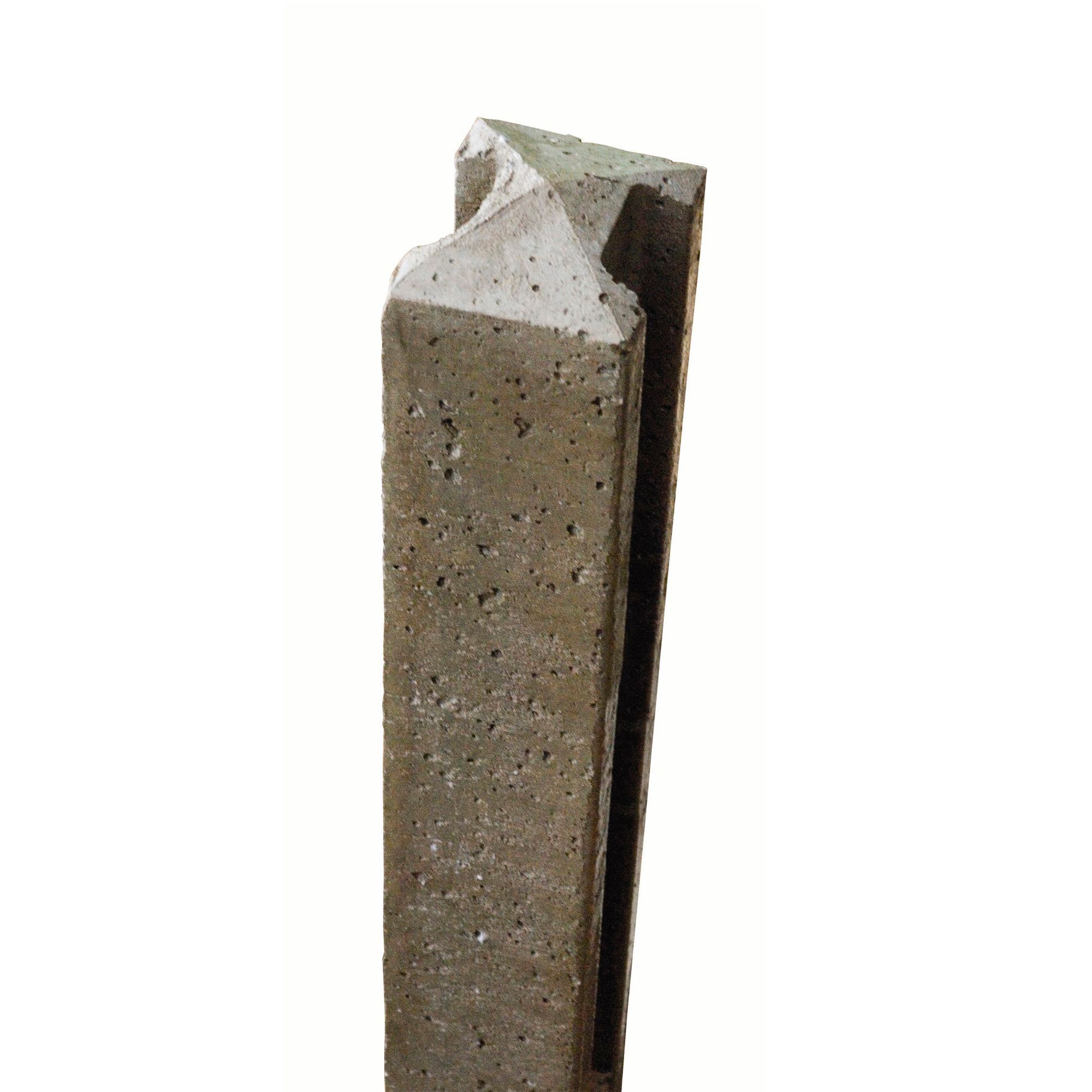 Grange Grey Square Concrete Fence post (H)2.36m, Pack of 11