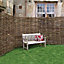 Grange Hazel Wooden Fence panel (W)1.8m (H)1.8m, Pack of 4