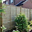 Grange Overlap Horizontal slat Pressure treated Fence panel (W)1.83m (H)1.5m, Pack of 3