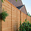 Grange Overlap Horizontal slat Pressure treated Fence panel (W)1.83m (H)1.8m, Pack of 4