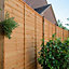 Grange Overlap Horizontal slat Pressure treated Fence panel (W)1.83m (H)1.8m, Pack of 5