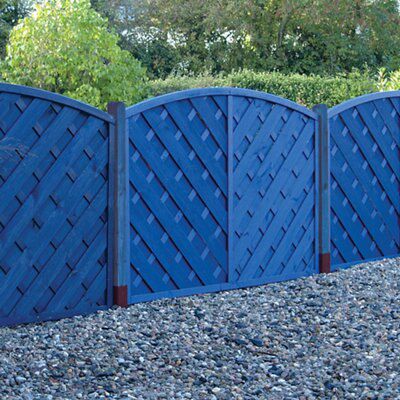 Grange St Lunair 4ft Wooden Fence panel (W)1.8m (H)1.2m, Pack of 3
