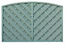 Grange St Lunair Diagonal slat Fence panel (W)1.8m (H)1.2m, Pack of 10