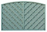 Grange St Lunair Diagonal slat Fence panel (W)1.8m (H)1.2m, Pack of 3