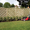 Grange St Lunair Diagonal slat Fence panel (W)1.8m (H)1.2m, Pack of 5