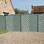 Grange St Lunair Diagonal slat Fence panel (W)1.8m (H)1.8m, Pack of 4