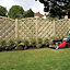 Grange St Lunair Diagonal slat Fence panel (W)1.8m (H)1.8m, Pack of 5