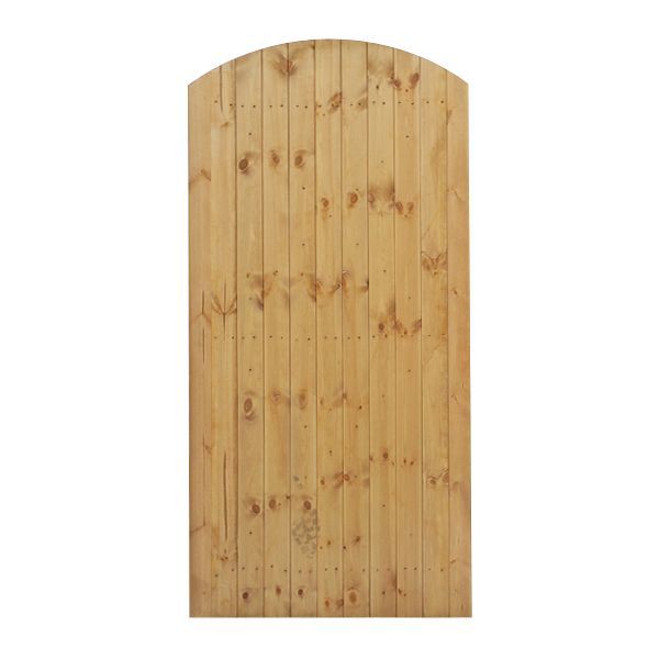 arched wooden gates