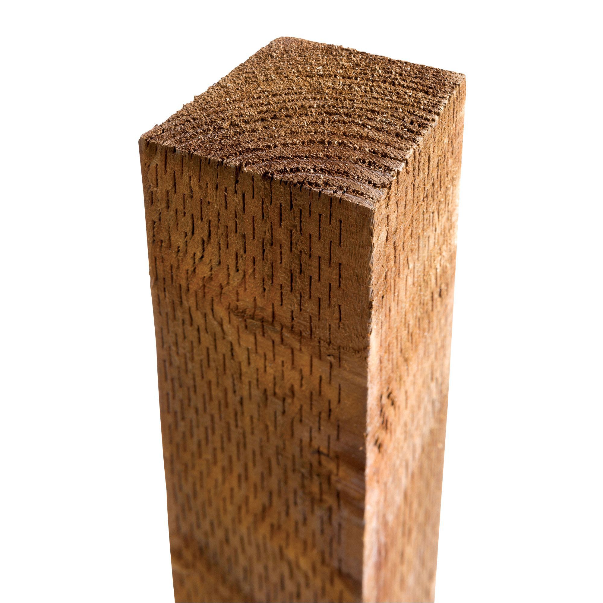 Grange Timber Fence post (H)1.5m (W)75mm, Pack of 3 | DIY at B&Q