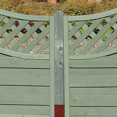 Grange Timber Green Square Fence post (H)1.8m (W)70mm, Pack of 6