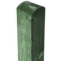 Grange Timber Green Square Fence post (H)2.4m (W)70mm, Pack of 6