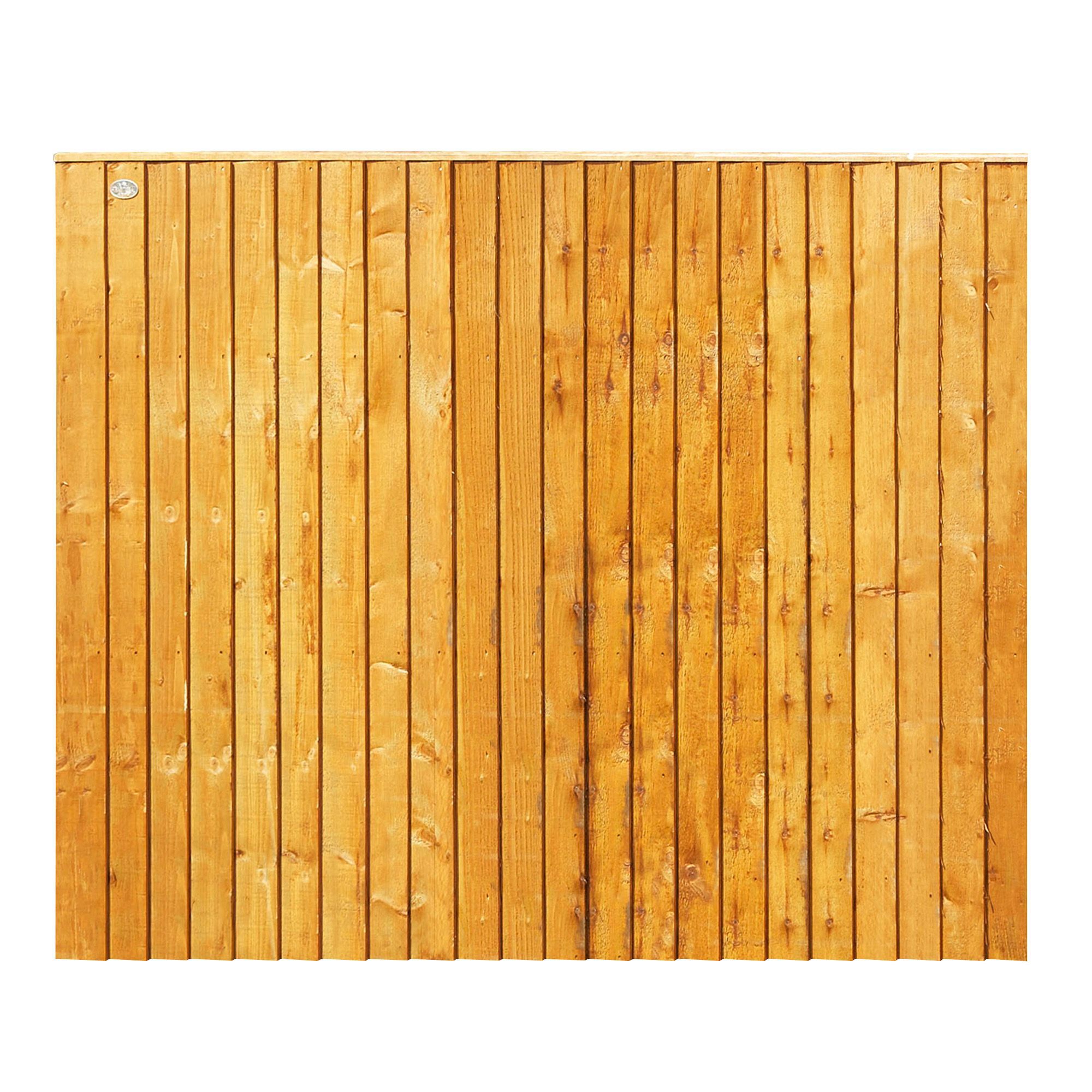 Grange Traditional Lap Vertical Slat Fence Panel 1 83m 1 5m Pack Of 5 Diy At B Q