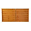 Grange Traditional Overlap Horizontal slat Fence panel (W)1.83m (H)0.9m