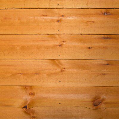Grange Traditional Overlap Horizontal slat Wooden Fence panel (W)1.83m (H)1.8m