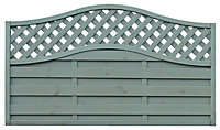 Grange Woodberry Horizontal slat Fence panel (W)1.8m (H)1.05m, Pack of 3