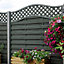 Grange Woodberry Horizontal slat Fence panel (W)1.8m (H)1.8m, Pack of 4
