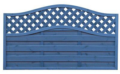 Grange Woodberry Horizontal slat Wooden Fence panel (W)1.8m (H)1.05m, Pack of 10