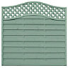 Grange Woodbury Horizontal grooved slat Fence panel (W)1.8m (H)1.8m, Pack of 4