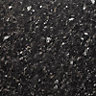 Granite effect Black Worktop edging tape, (L)3m (W)54mm