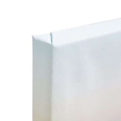 Grass jetty Neutral Canvas art (H)45cm x (W)65cm